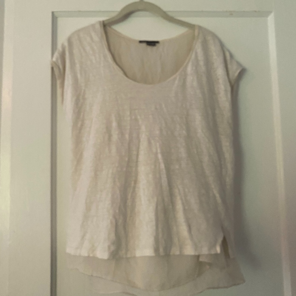 Vince Silk and Linen Blouse